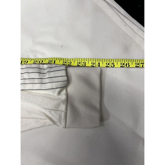 80s/90s Adidas Le Havre Athletic Club #11 White Pin Striped Jersey Sz L - Picture 9 of 10